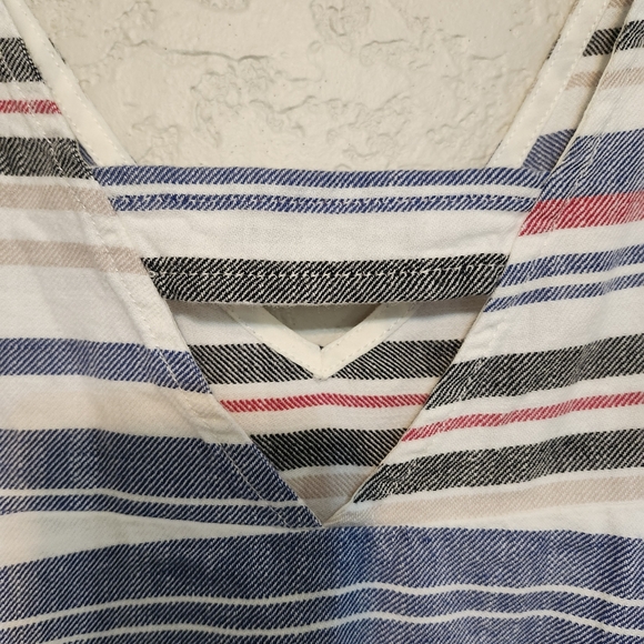 ZARA Striped Cotton Tank Top XL - Picture 5 of 8